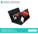 8 inch 3D HD mobile phone screen magnifier book folding enlarged expander stand mobile screen magnifier