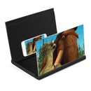 8 inch 3D HD mobile phone screen magnifier book folding enlarged expander stand mobile screen magnifier