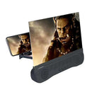 HD phone screen magnifier desktop bracket movie video mobile magnifier with speaker 12inch Screen Display