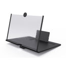 Mobile phone screen magnifier desktop folding HD video holder stand 3D enlarged pull-out screen  12inch Screen Size