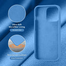 iPhone 13/Mini/Pro/ProMax Case, Silicone Ultra Slim Shockproof Protective Phone Case with Soft Anti-Scratch Microfiber Lining