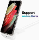 Crystal Clear Case for Samsung Galaxy S20/S20+/Note 20 with Card Holder Slim Clear Cover