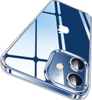 Crystal Clear Case Compatible with iPhone 12/12Mini/12Pro/12ProMax,Shockproof Protective Phone Case Slim Thin