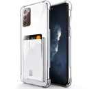 Crystal Clear Case for Samsung Galaxy S20/S20+/Note 20 with Card Holder Slim Clear Cover