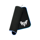 RGB Gaming Mouse Pad with  Ergonomic LED Mouse Pad , Anti-Slip Rubber Base Computer Mouse Pad for Gaming, Office, Home, COLOR - Black