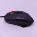 Office mouse USB 2.0 wired mouse for laptop/PC with led light Black Color