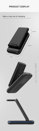 Wireless Charger Stand, 3 in 1 Fast Wireless Charging Station Dock for Apple Watch Series 6/SE/5/4/3/2, Airpods Pro 2, iPhone 12/12 Pro/12 Pro Max/11/11Pro Max/SE/X/XR/XS/XS Max/8 Plus QI Phone with best in Class Quality