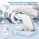 Wireless Charging Station, 3 in 1 Qi Charger for Apple Watch 1/2/3/4/5/SE/6 Airpods 2/pro Wireless Charger for iPhone 12/11/11 Pro/11 Pro Max/XS Max/XS XR Plus Samsung S10 S9 S8 S7